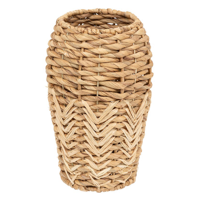 Jarrón Exotic Panama En Fibra De Jacinto Natural_0