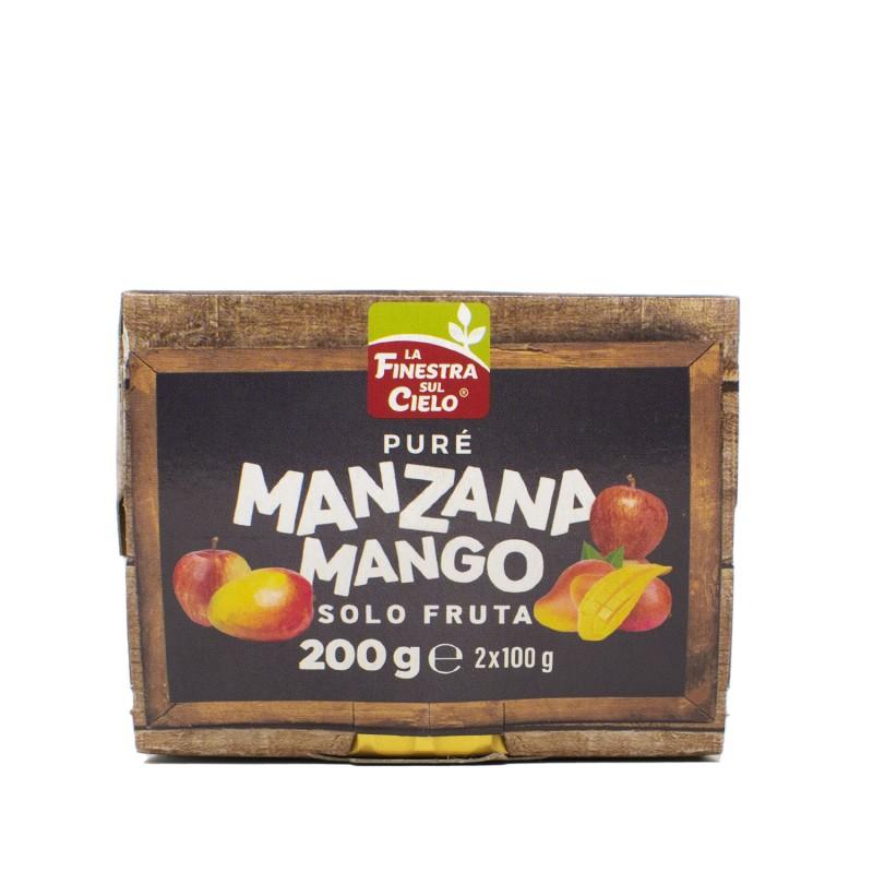 Puré de Manzana y Mango Bio La Finestra Sul Cielo 200 gr