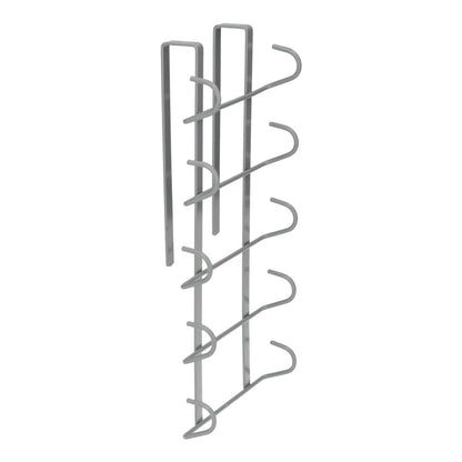 Colgador Tazas, Soporte Cocina Bajo Mueble, Acero Cuelgatazas Para 10 Tazas