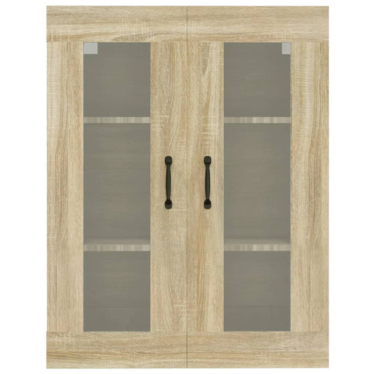 Armario Colgante De Pared Roble Sonoma 69,5x34x90 Cm / Vetonek_0