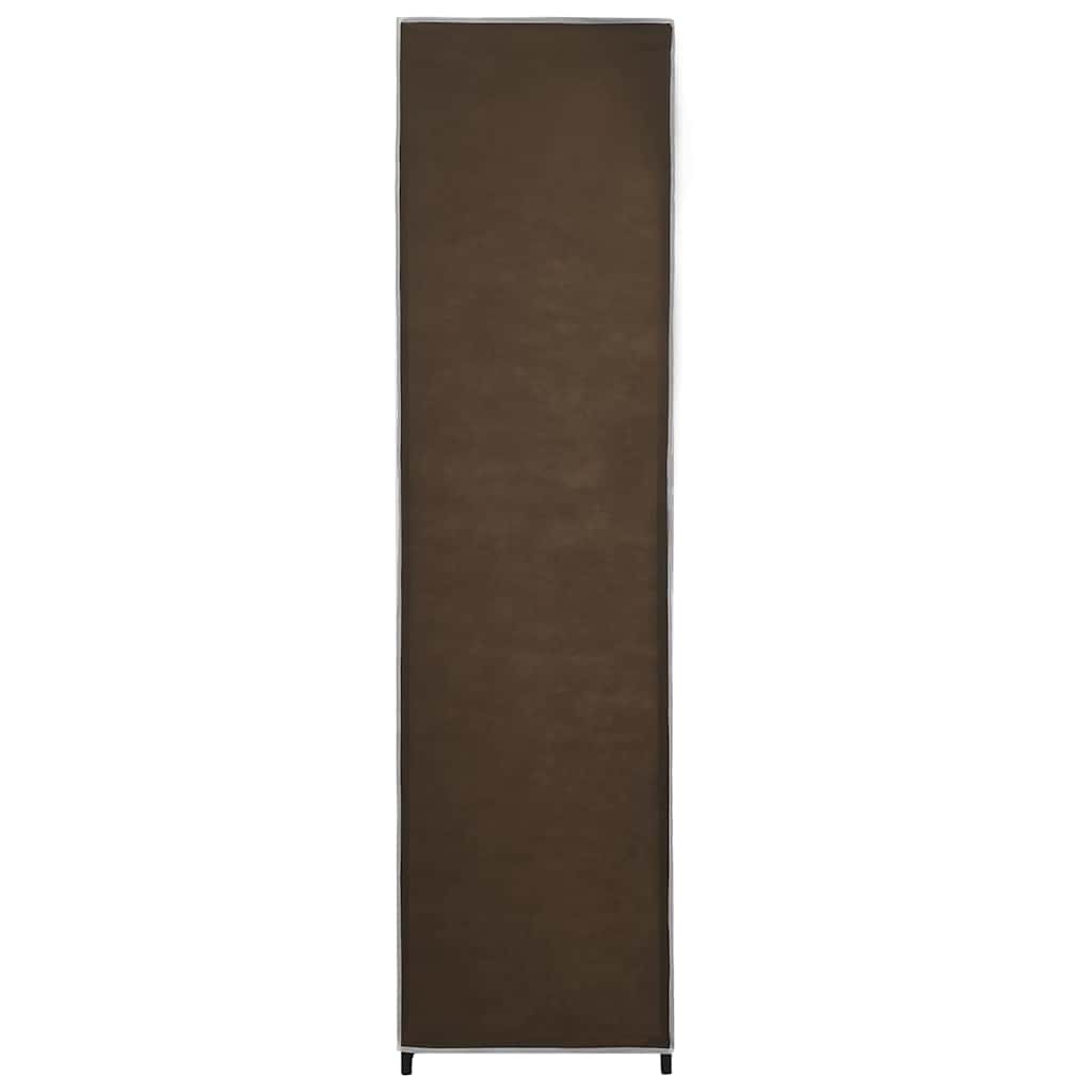 Armario Con 4 Compartimentos Marrón 175x45x170 Cm_5