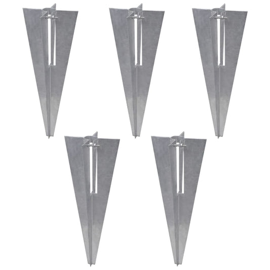 Valla Metálica Con Estacas Postes Acero Galvanizado 0,8x15 M / Vetonek_0