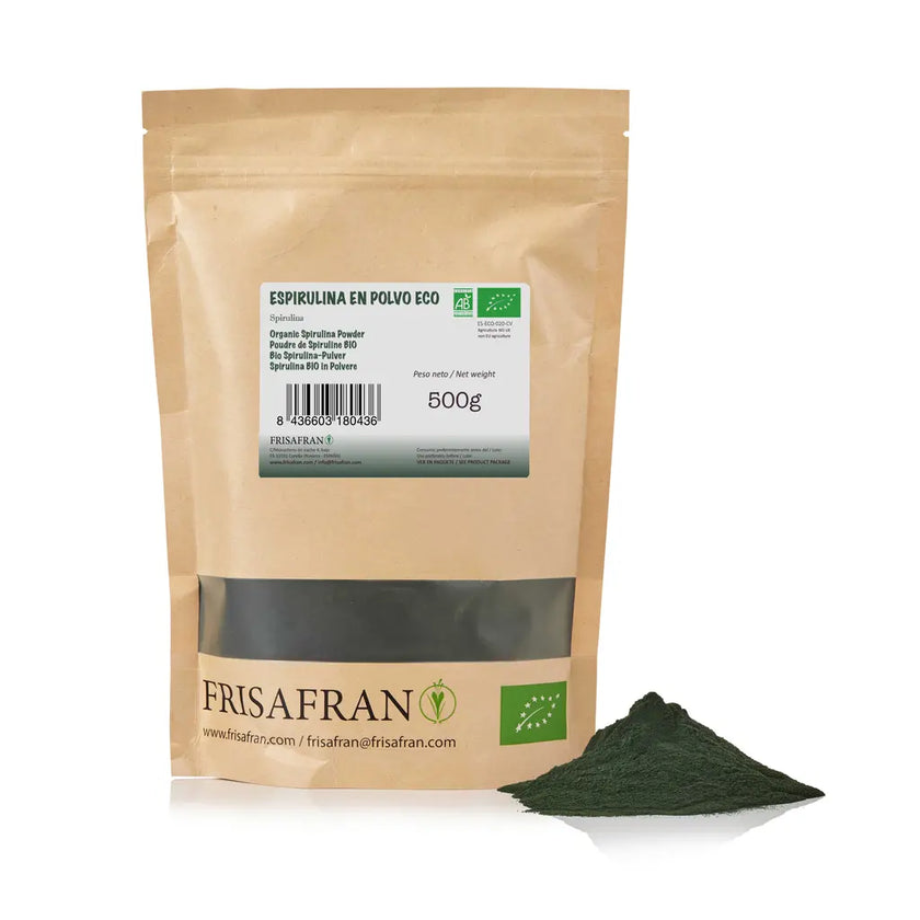 Espirulina En Polvo Ecológica - Calidad Y Sabor | Frisafran 500 G_2