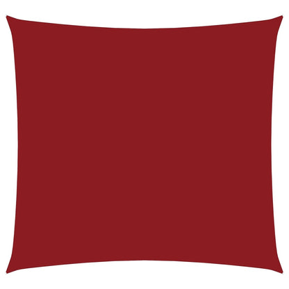 Toldo De Vela Cuadrado Tela Oxford Rojo 4,5x4,5 M_0