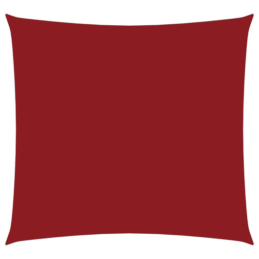 Toldo De Vela Cuadrado Tela Oxford Rojo 4,5x4,5 M_0