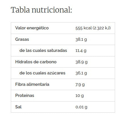 Turrón de Chocolate con Pistachos ECO Sole 200g
