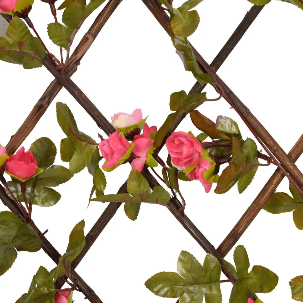 Enrejado Expansible Hiedra Artificial Rosa 5 Uds 180x20 Cm / Vetonek_3