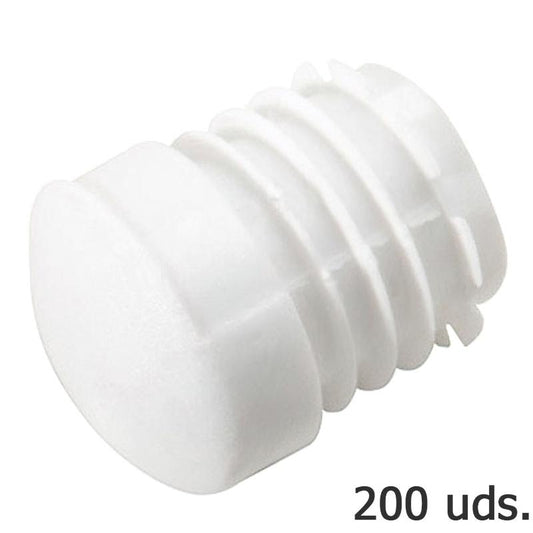 Contera Plastico Redonda Interior Blanca Para Tubo Exterior Ø 22 Mm. Bolsa 200 Unidades_0