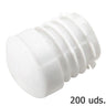 Contera Plastico Redonda Interior Blanca Para Tubo Exterior Ø 22 Mm. Bolsa 200 Unidades