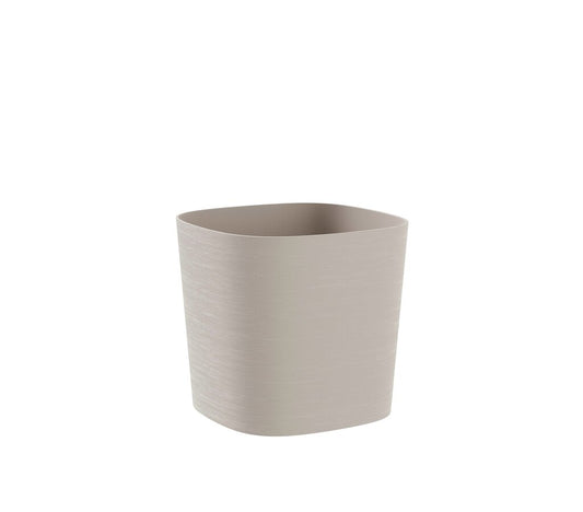 Teraplast Macetero De Plástico Reciclado Cuadrado Capri Cloud 19cm_0
