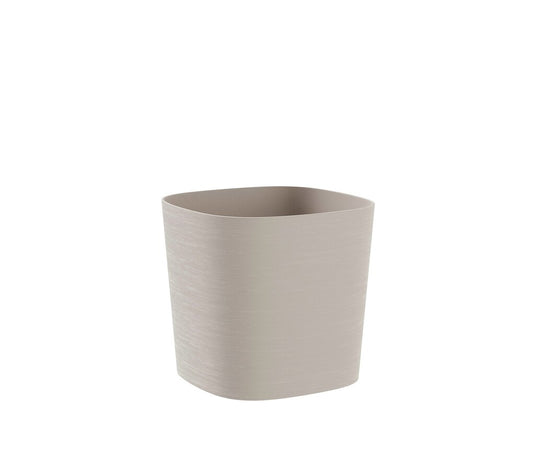 Teraplast Macetero De Plástico Reciclado Cuadrado Capri Cloud 19cm_0