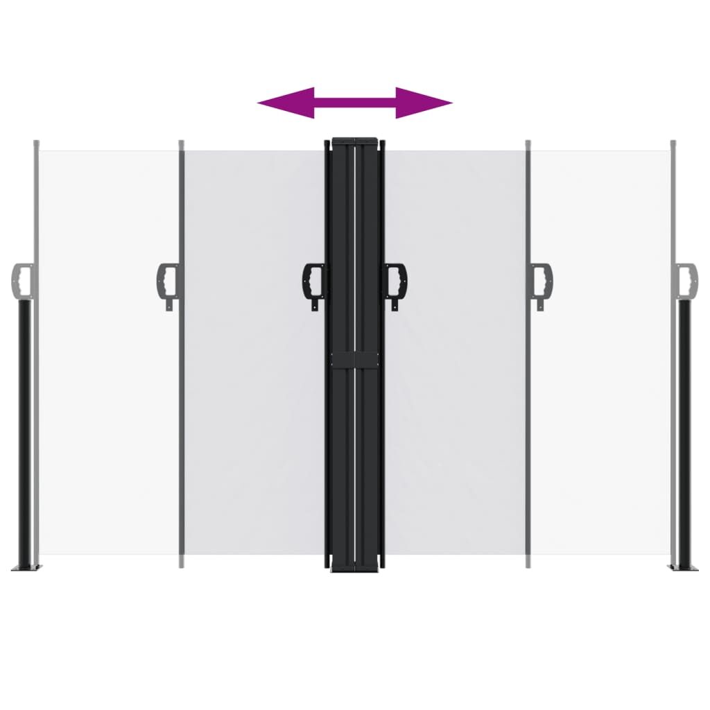 Vidaxl Toldo Lateral Retráctil Blanco 160x1200 Cm_4