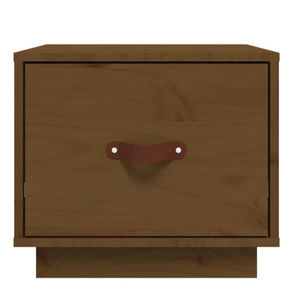 Mesitas De Noche 2 Uds Madera De Pino Marrón Miel 40x34x35 Cm_3