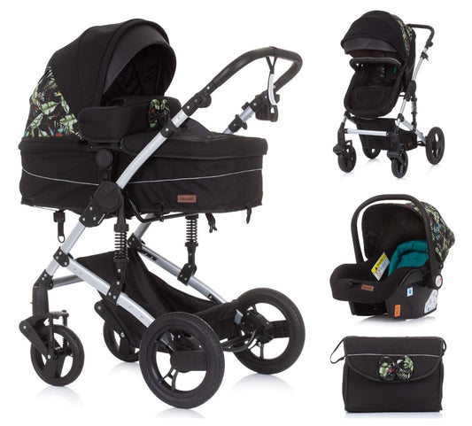 Carrito De Bebé Camea Trío Convertible Con Bolso Exotic_0