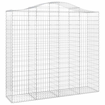 Cestas De Gaviones 2 Uds Forma De Arco Hierro 200x50x180/200 Cm_2