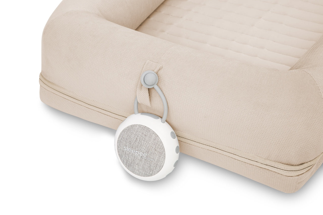 Cuna Nido 4 En 1 Con Caja Musical Y Arco De Juegos - Sand_3