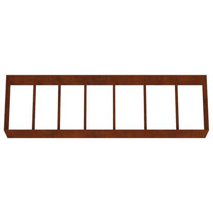 Jardinera Acero Corten 280x80x40 Cm_4