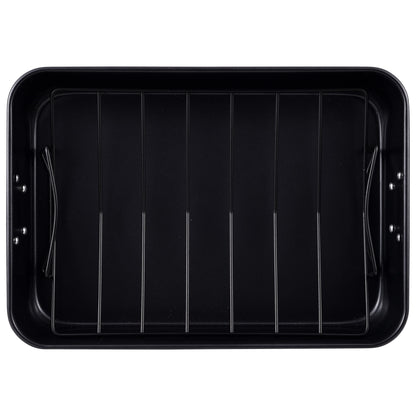 Bandeja Para Asados 40x28x8cm Acero Carbono Moods San Ignacio_1