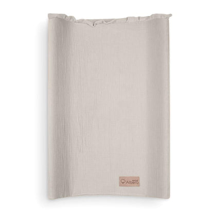 Funda De Cambiador Muselia Algodón 100% Cotton Color Beige_1