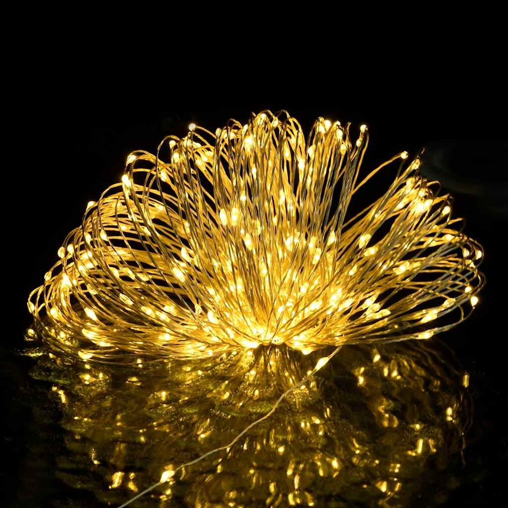Vidaxl Tira De Luces Con 300 Led Pvc Blanco Cálido 30 M_3
