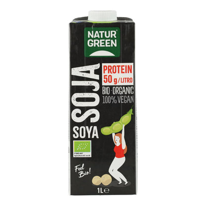 Bebida Vegetal de Proteína de Soja Bio NaturGreen 1 L
