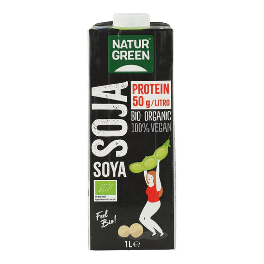 Bebida Vegetal de Proteína de Soja Bio NaturGreen 1 L