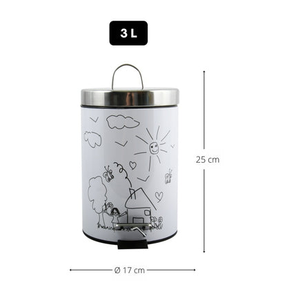 Cubo De Basura 3l Jardin D'enfant_1