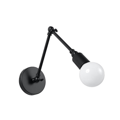 Aplique De Pared Stark Negro, E27_0
