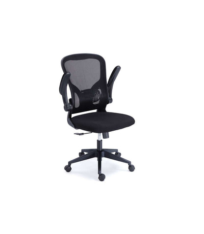Silla Giratoria Regulable Lexi Tapizada En Tejido Red Transpirable Negro, 66 X 64 X 98-108_4