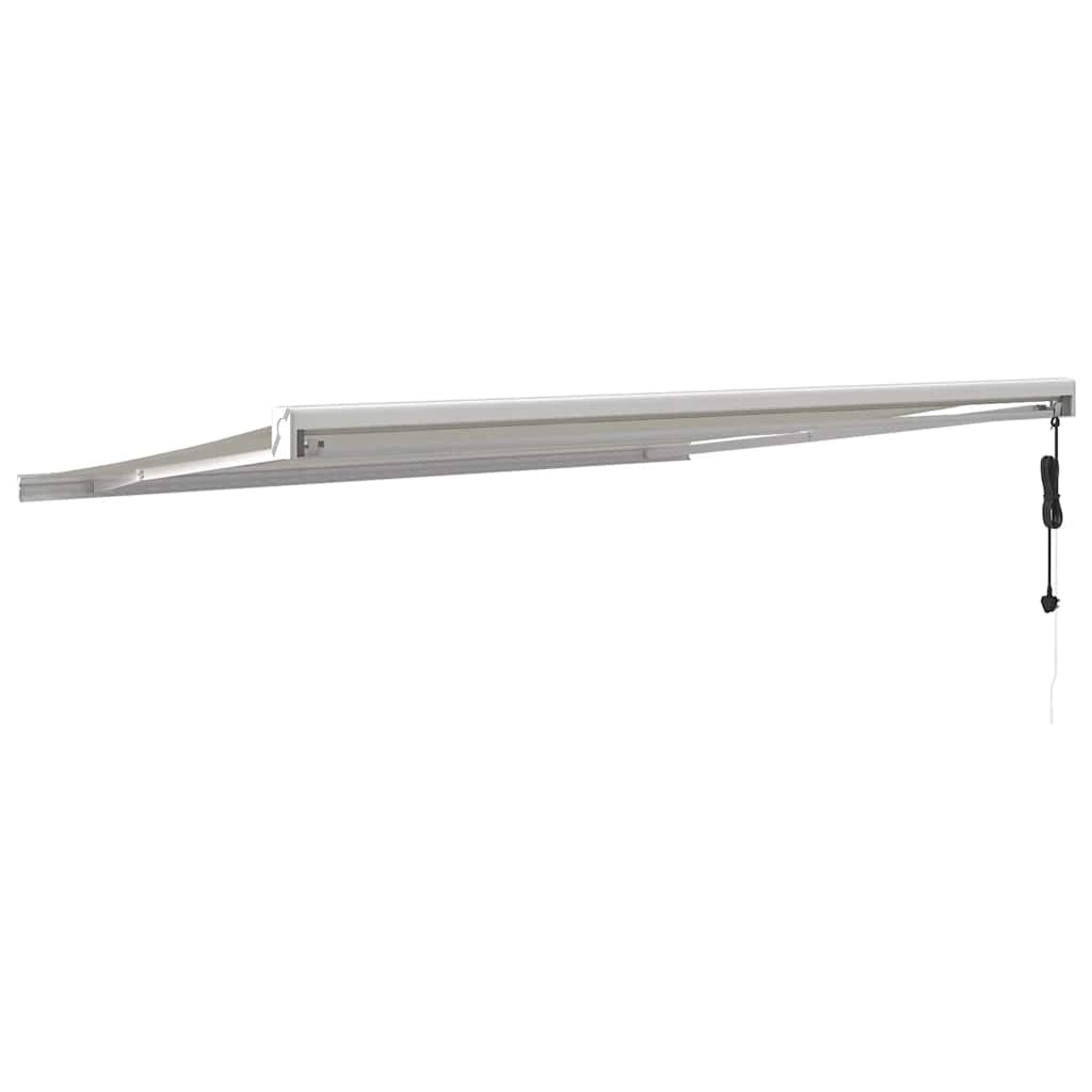 Toldo Retráctil Aluminio Y Tela Color Crema 4x3 M_3