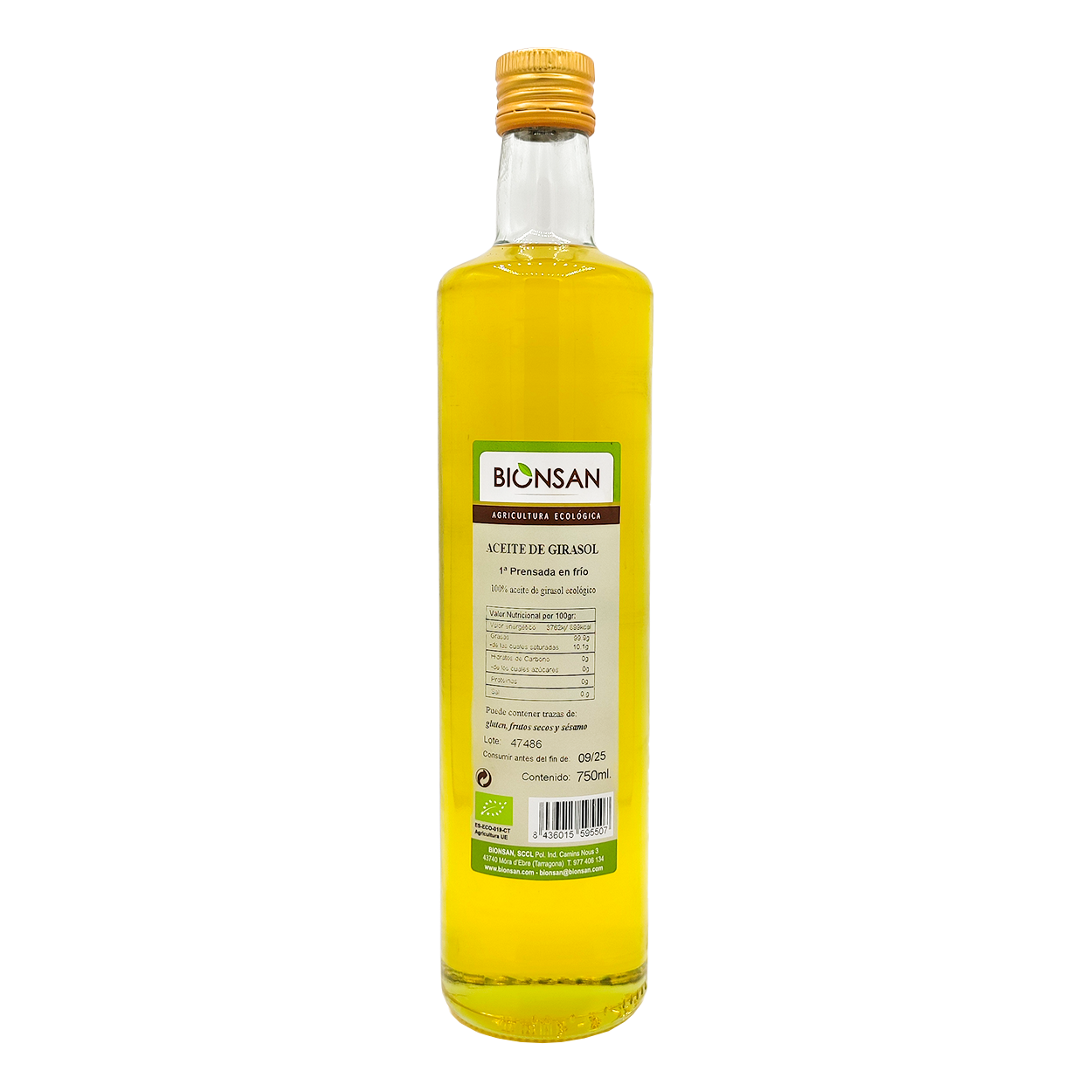 Aceite De Girasol Ecológico 750ml_0