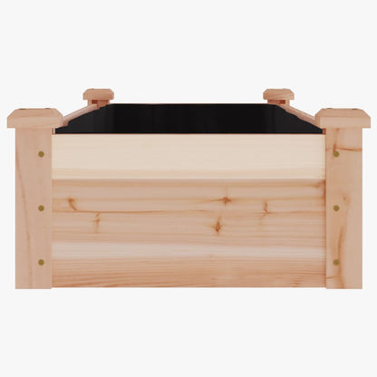 Jardinera Arriate Con Forro Madera Maciza Abeto 120x45x25 Cm_4