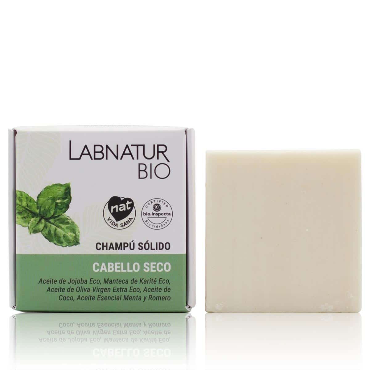 Champú Sólido para Cabello Seco Labnatur Bio 75 g | Jojoba y Karité | Hidratación y Nutrición | Vegano_0