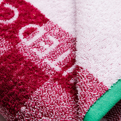 Toalla De Playa Infantil 70x140cm 450gsm 100% Cotton Pink Squares Kids