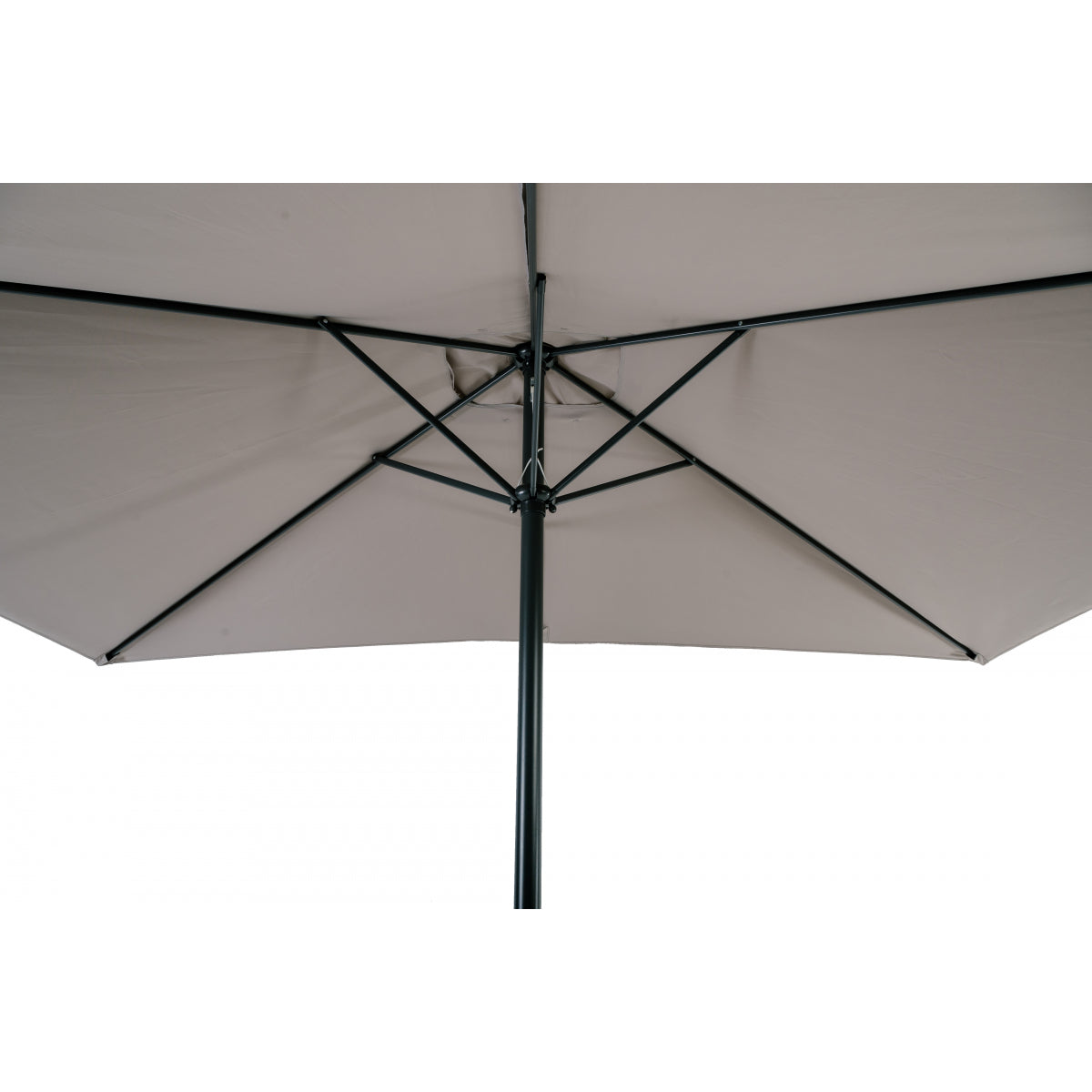 Sombrilla Rectangular Beige 2x3m De Aluminio Y Poliéster Con Manivela - Sombrilla Recto - Mobiliario De Jardín_2