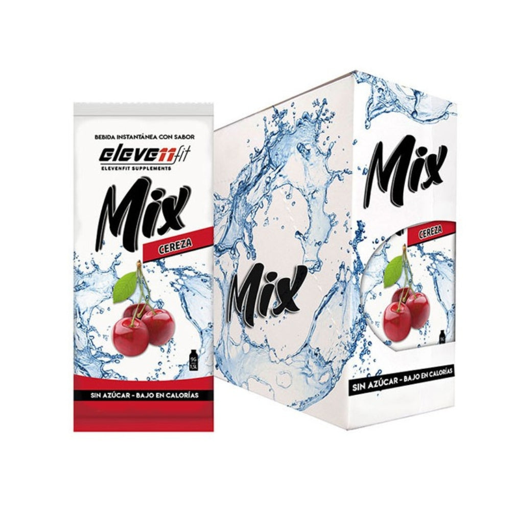 Saborizante Mix Sabor Cereza 24 Sobres de 9g Eleven Fit_0