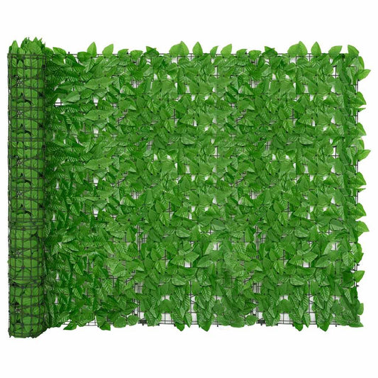 Vidaxl Toldo Para Balcón Con Hojas Verde 500x150 Cm_0