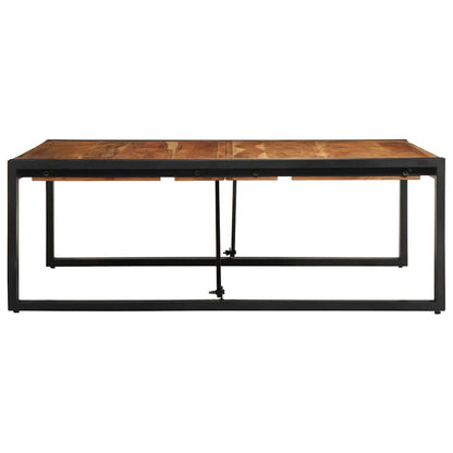 Mesa De Centro 100x100x35 Cm Madera Maciza Acacia_1