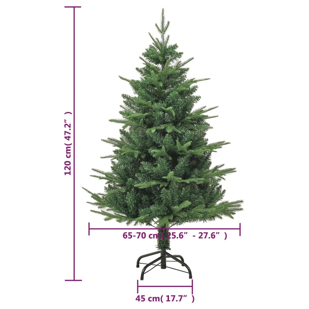 Vidaxl Árbol De Navidad Artificial Verde 120 Cm Pvc Y Pe_2