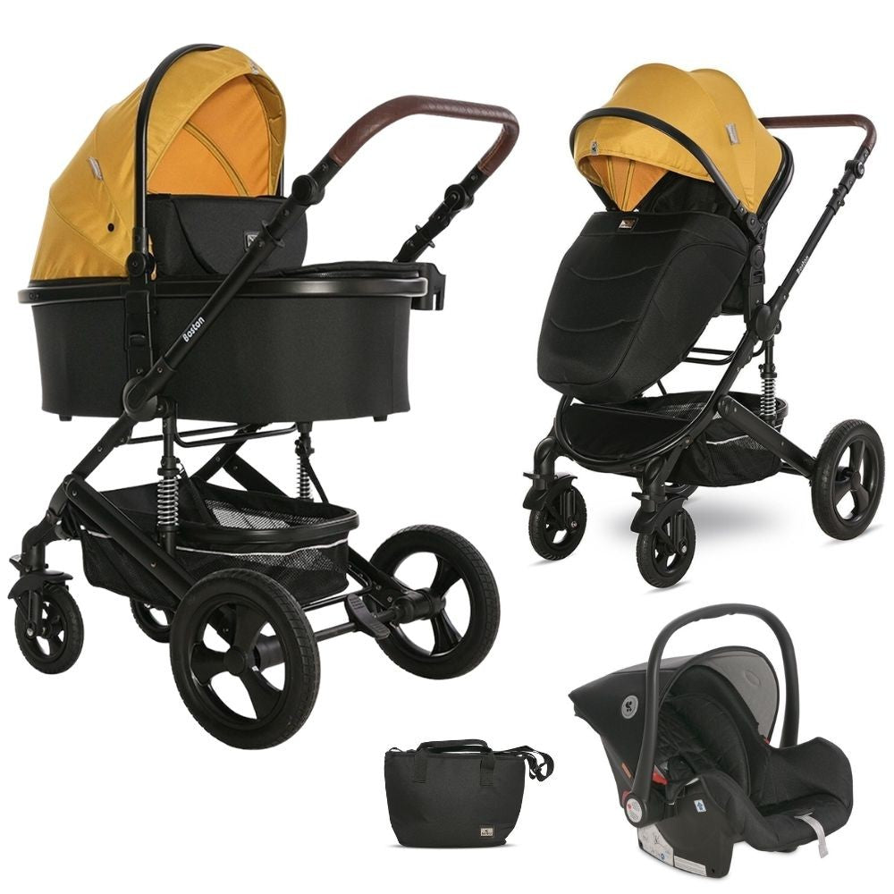 Carro De Bebé De Tres Piezas Boston Hasta 22 Kg Lemon Curry_0