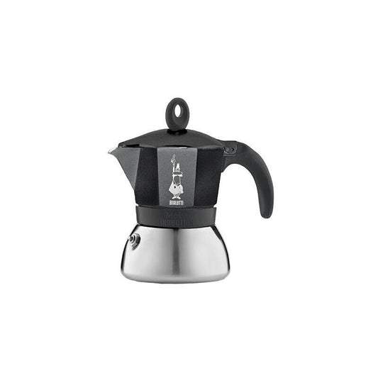 Cafetera Italiana Bialetti New Moka Induction 6 Tz Negro_0