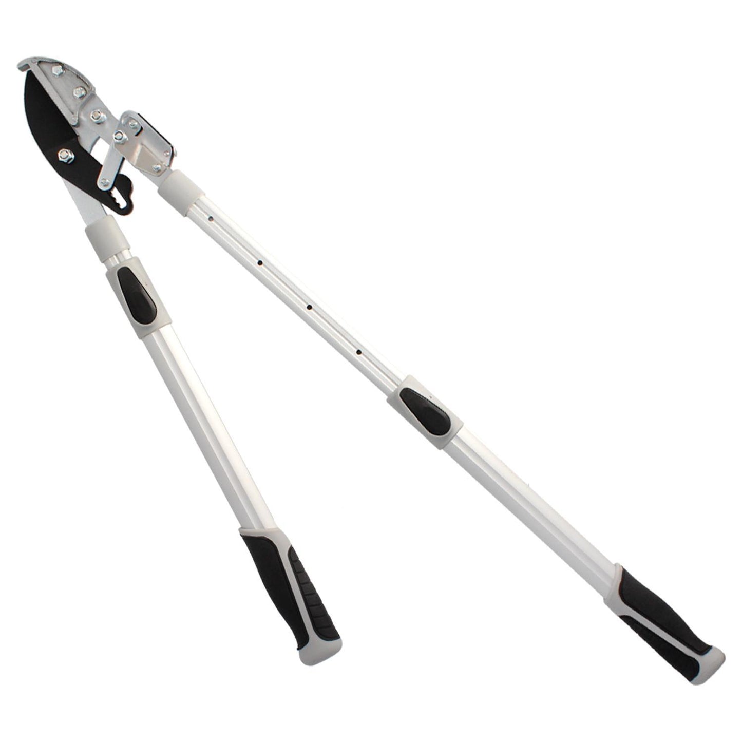 Tijeras Podar 2 Manos Yunque. Telescopica De 68 A 95 Cm. Mango Aluminio Multiplicador Fuerza, Corte Ø 35 Mm. Empuñadura Tpr