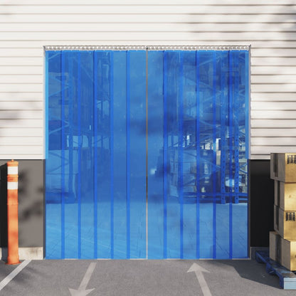 Vidaxl Tira De Cortina Para Puertas Pvc Azul 200x1,6 Mm 10 M_1