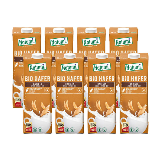 Pack 8x Bebida Avena Barista BIO Natumi 1 L