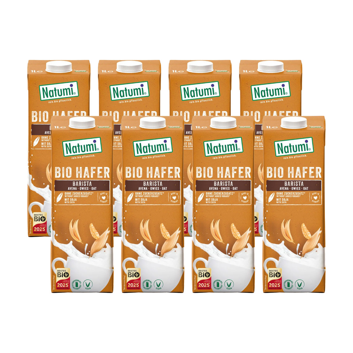Pack 8x Bebida Avena Barista BIO Natumi 1 L