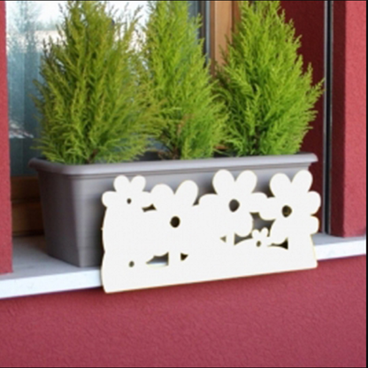 Soporte Jardinera Vasosicuro Flores Blanco_0