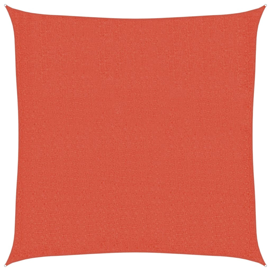 Vidaxl Toldo De Vela Cuadrado Hdpe Terracota 160 G/m² 3,6x3,6 M_0