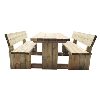 Mesa De Picnic Masgames Canet Mesa Con Respaldo.