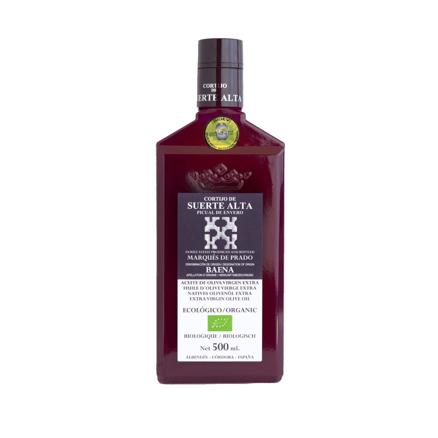 Aceite Cortijo Suerte Alta - Picual En Envero 500 Ml - Caja: 6 Uds_0
