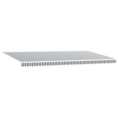 Toldo Retráctil Manual Gris Antracita Y Blanco 600x300 Cm_3